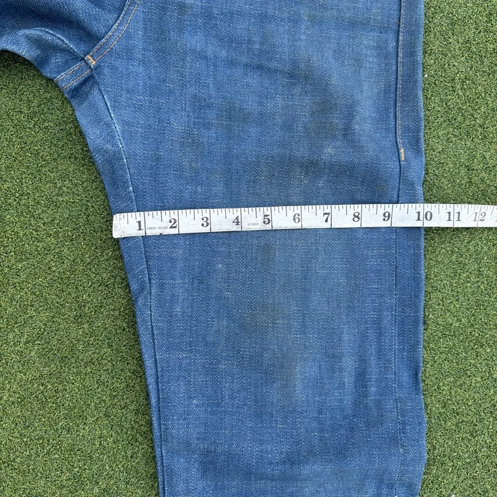 Naked & Famous Jeans Mens 33 Blue Royalcast Selvedge Denim Skinny Guy 016691